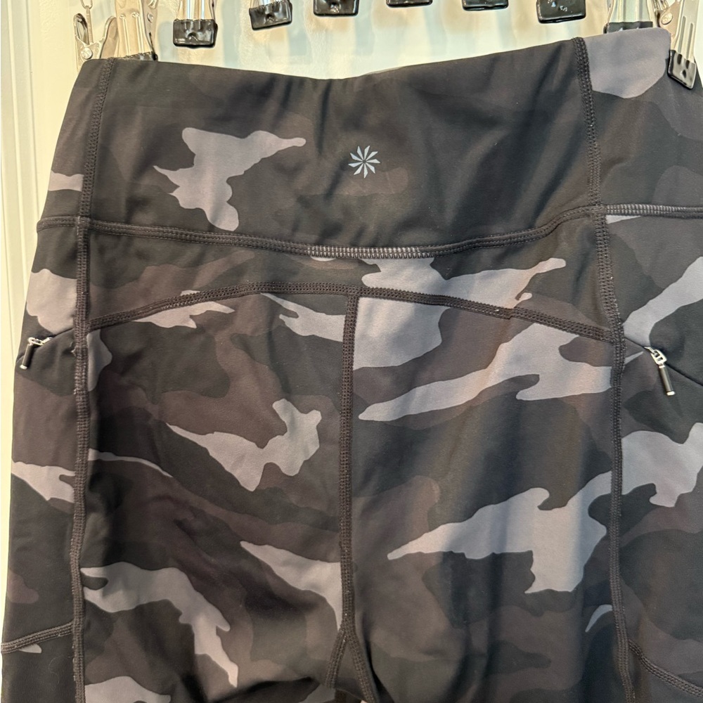 Athleta Black and Gray Camo Leggings - Picture 6 of 7